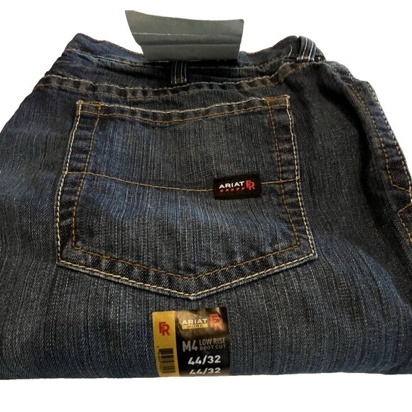 ARIAT M4 Jeans Flame Resistant NEW with Tags Mens Sz 44/32 Low Rise Boot Cut - Picture 1 of 14